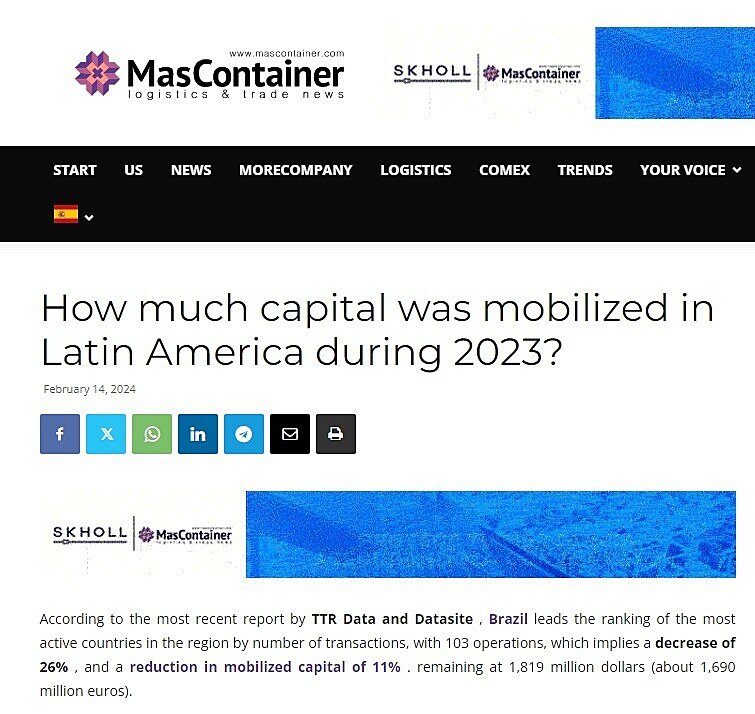 How much capital was mobilized in Latin America during 2023?